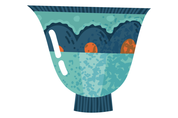 Ceramic Bowl with Decorative Ornament. C: A Designer's Asset
