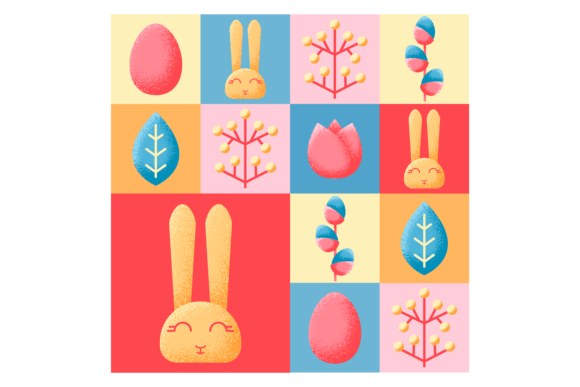 Decorative Holiday Card with Spring East: A Fresh Easter Aesthetic