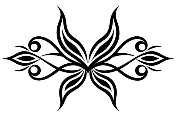 Decorative Vector with Graceful Lines: Elevate Your Design Projects