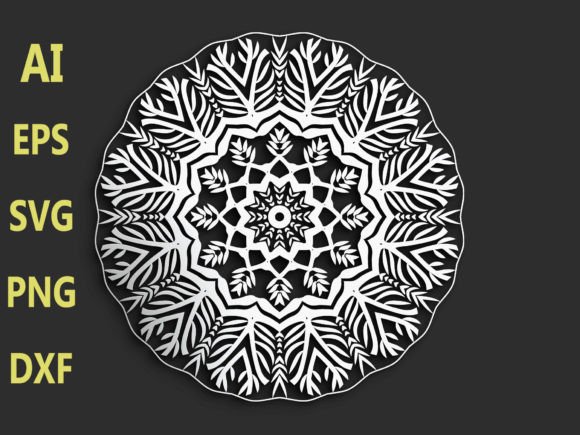 Flower Decorative Mandala Design: A Creative Asset for Modern Projects